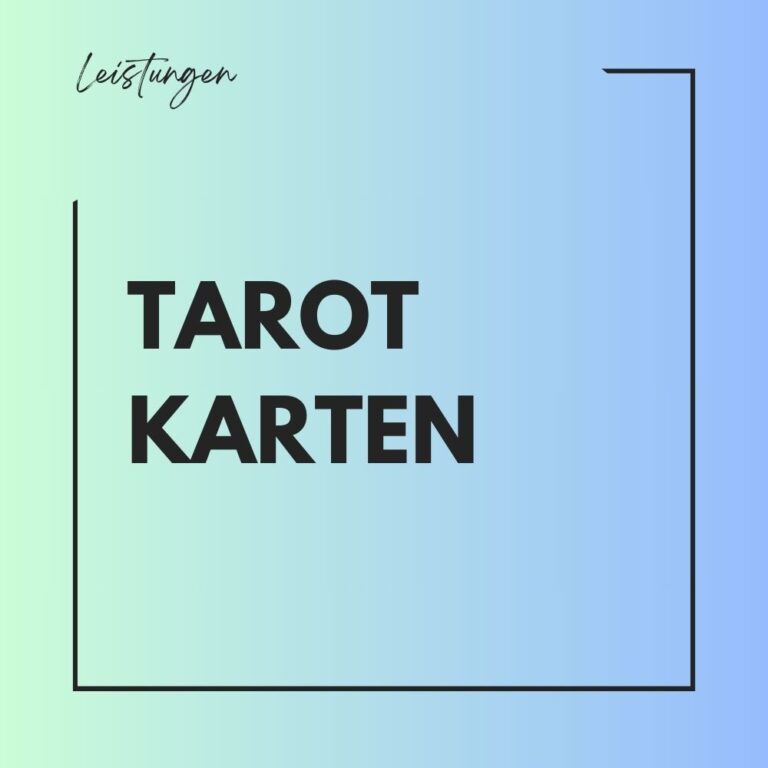 Tarotkarten Jasmin Stangl